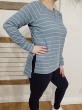 Load image into Gallery viewer, Lucy Blue Stripe Tunic
