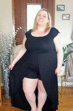 Load image into Gallery viewer, Flirty Jumper Dress Black