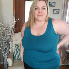 Load image into Gallery viewer, Seamless Cami Tank Teal