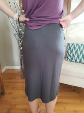 Load image into Gallery viewer, Midi Skirt Charcoal