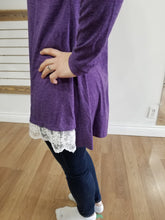 Load image into Gallery viewer, Purple Lace Tunic

