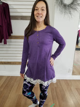 Load image into Gallery viewer, Purple Lace Tunic
