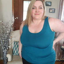 Load image into Gallery viewer, Seamless Cami Tank Teal
