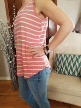 Load image into Gallery viewer, Ella Striped Tank Pink
